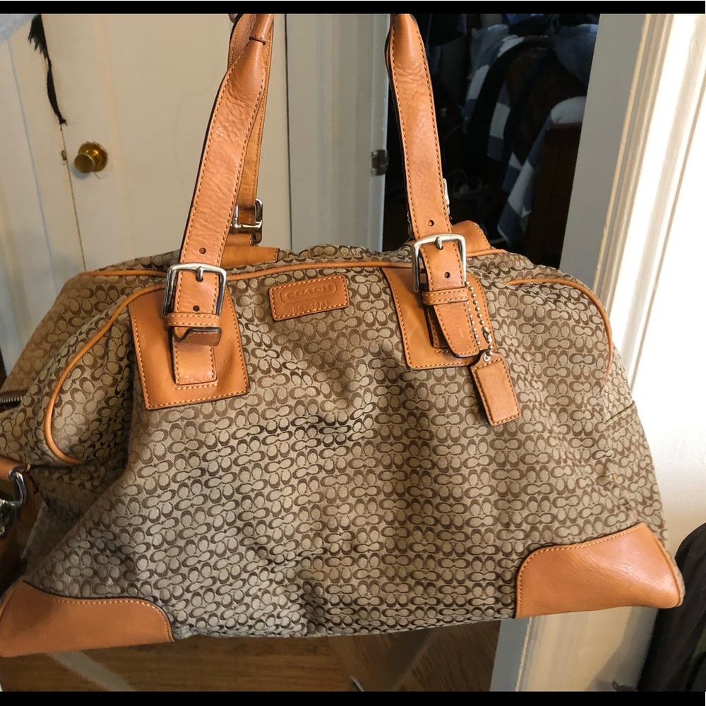 Coach overnight bag smalls cc